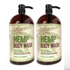 Picture of Dead Sea Collection Hemp Body Wash for Women and Men - with Natural Sea Minerals and Hamp Oil - Cleanses and Moisturizes Skin - Pack of 2 (67.6 fl. oz)