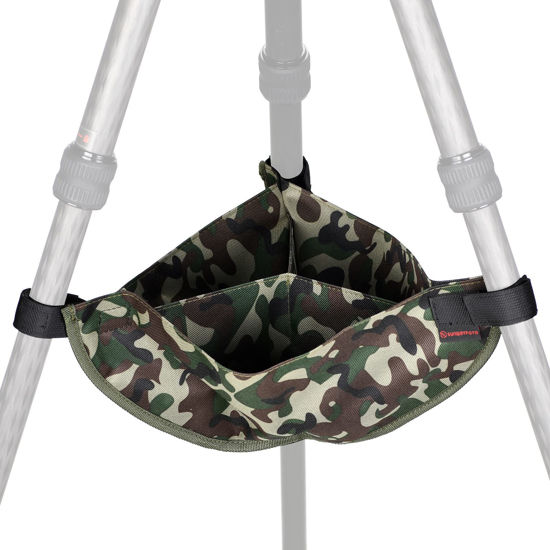 Picture of SUNWAYFOTO TSB-02 Tripod Weight Stone Bag Heavy Duty Camouflage Sandbag Butler Pouch to Tripod Legs