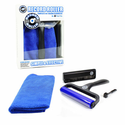 Picture of Record Roller by Vinyl Vac Complete 4-in-1 Record Cleaning Kit! Simple & Effective - Clean and Maintain Your Vinyl Record Collection!