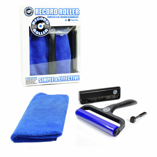 Record Roller by Vinyl Vac Complete 4-in-1 Record Cleaning Kit! Simple &  Effective - Clean and Maintain Your Vinyl Record Collection!