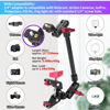 Picture of YAYOYA Articulating Magic Arm Camera Mount with Super Clamp, Upgraded Camera Mount Clamp Articulating Arm 13'', Camera Mount Extension Arm for Camera, LCD Monitor, Video Light, Max Load 1.1lb/0.5kg