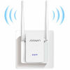 Picture of JOOWIN WiFi Range Extender Signal Booster WiFi Repeater for Home 300Mbps 2.4GHz WiFi Extender WPS Function with Ethernet Port Support Repeater/Access Point/Router/Bridge Mode 1500sq.ft Coverage White