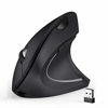 Picture of Bluetooth Ergonomic Mouse, Jelly Comb Rechargeable 2.4G Wireless Vertical Mouse Switch to 3 Devices Optical Mice with 6 Buttons 3 Adjustable DPI for Laptop/MacBook/Windows/PC MV14B