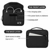 Picture of Electronics Bag, Jelly Comb Electronic Accessories Travel Cable Organizer Waterproof Cord Storage Bag for Cables, iPad (Up to 11''),Power Bank, USB Flash Drive and More (Black, 12.9in)