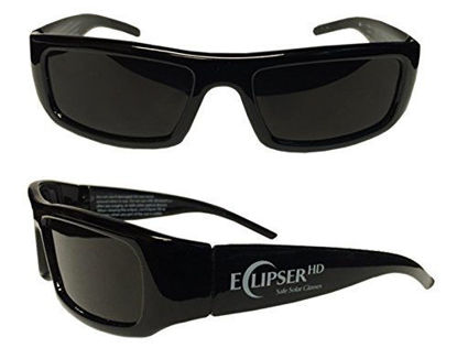 Picture of Eclipser HD Black Plastic Eclipe Glasses