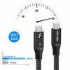 Picture of Thunderbolt 3 Cable 40Gbps (3FT), RIITOP 100W(20V 5A) TB3 USB-C 4.0 Charging&Data Braided Cord for DELL, Chromebook, eGpu, Gaming Box, Thunderbolt 3 Docking Station