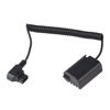 Picture of Hersmay Coiled D-tap to DMW-BLK22 Dummy Battery for Panasonic Lumix GH6, GH5 II, DC-S5, S5 II, S5 IIX Digital Cameras