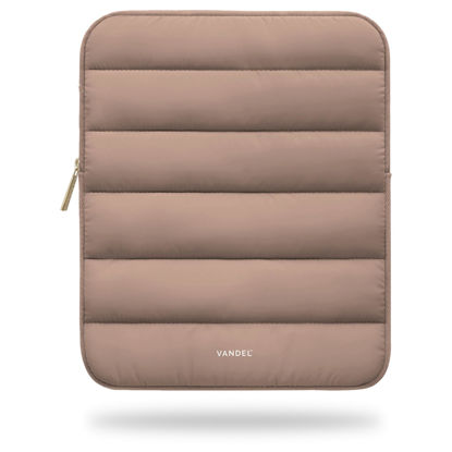 Picture of Vandel Puffy iPad Sleeve 9-11 Inch Tablet Sleeve, Latte iPad Pouch for Women and Men, Cute iPad Air Sleeve, iPad Sleeve 11 Inch Tablet Case, 10 Inch Tablet Sleeve iPad Air, iPad Pro 11 Travel Case