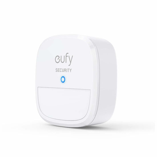 Picture of Motion Sensor, eufy Security Home Alarm System Motion Sensor, 100° Coverage, 30 ft Detection Range, 2-Year Battery Life, Adjustable Sensitivity (HomeBase Required), Optional 24/7 Protection Service