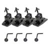 Picture of VideoSecu Universal Wall Ceiling Audio Speaker Mount for Home Theater Speaker Satellite Speaker Bracket - 4 Packs MS40B4 WN3