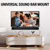 Picture of Mounting Dream Soundbar Mount Fits Most Sound Bars Up to 15 lbs, Mounting Soundbar Above or Under TV, Sound Bar Mounting Brackets for TV, Sound Bar Mount with Detachable Extension Plates MD5422