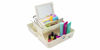 Picture of Caboodles Rainbow Rad - On-The-Go Girl Makeup Organizer, White Opal