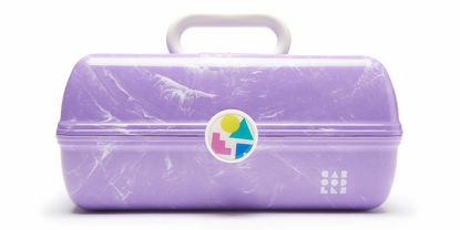 Picture of Caboodles On-The-Go Girl Retro Case, Lavender Marble, 13x8x5.75 Inch (Pack of 1)