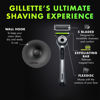 Picture of Gillette Labs with Exfoliating Bar by Gillette Men's Razor Set, 1 Shower Hook, 1 Handle, 2 Razor Blade Refills, Shower Hook, Silver and Black, Razors for Men, Mens Razors