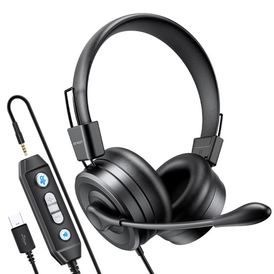 Pc headset discount with mute button