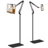 Picture of Tablet Floor Stand, Height Adjustable ipad Floor Stand Compatible with iPhone iPad Pro Air Mini, Samsung Tab, Kindle, E-Readers or Other 4.5~12.9 Inches Devices