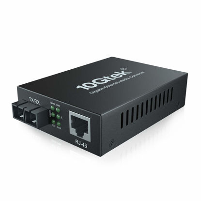 Picture of Gigabit Ethernet Media Converter, Dual SC Fiber Connector, multimode, 1310-nm, up to 2km