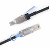 Picture of SFF-8644 to Mini SAS SFF-8088 HD Cable, 6Gbps External 26Pin SAS2.0 Hybrid Cable Attached SCSI for Raid Systems, DataCenter, Servers, Workstations and Desktops, 100-Ohm, 1.5-Meter(4.9-ft)