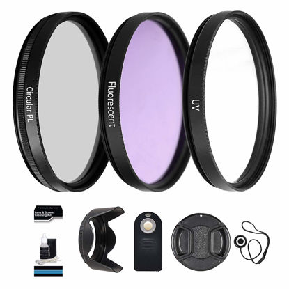 Picture of UltraPro 40.5mm Professional Filter Bundle for Lenses with a 40.5mm Filter Size - Includes Filters, Remote, Lens Hood & More