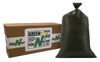 Picture of UpNorth Sandbags - Box of 50 - Empty Woven Polypropylene Sand Bags w/Ties, w/UV Protection; size: 14" x 26", color: Military Green