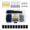 Picture of NC EBCO 100Pcs T Hooks+100Pcs O-Rings +200Pcs Screws+4Pcs Spanner+10Pcs Stand Base Repair Part Set for 3.75” G.i Joe Action Figure Replacement Accessories Repair with Case