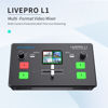 Picture of FEELWORLD L1 Multi Camera Video Mixer Switcher 2 Inch LCD Display 4 x HDMI Inputs USB 3.0 Output Live Streaming/Camera Production/Live Broadcast (with USB Cable + Adapter)