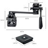 Picture of Mutnt Binocular Spotting Scope DSLR Window Mount with Extension Arm and QD 1/4 20 Arca Swiss Style Tripod Plate