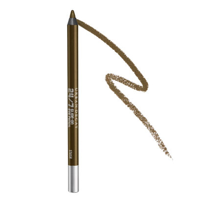 Picture of URBAN DECAY 24/7 Glide-On Waterproof Eyeliner Pencil - Long-Lasting, Ultra-Creamy & Blendable Formula - Sharpenable Tip - Stash (Metallic Dark Green/Gold with Shimmer Finish) - 0.04 Oz