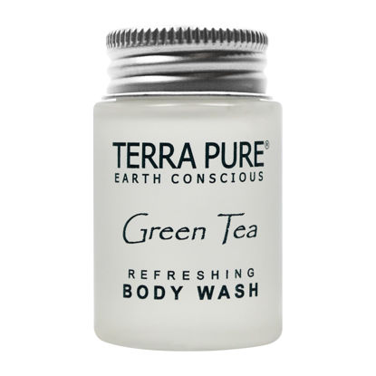 Picture of Terra Pure Green Tea Body Wash, 1 oz. In Jam Jar With Organic Honey And Aloe Vera (Case of 20)