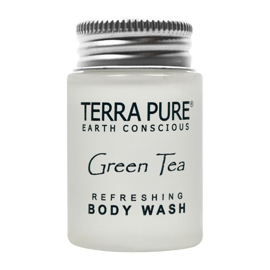 Picture of Terra Pure Green Tea Body Wash, 1 oz. In Jam Jar With Organic Honey And Aloe Vera (Case of 20)