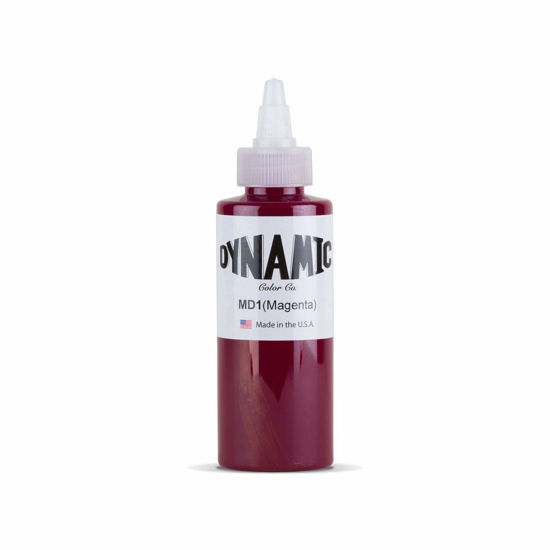 Picture of Dynamic Magenta Tattoo Ink Bottle 4oz