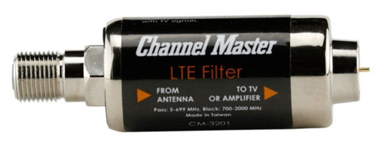 Picture of Channel Master CM-3201 LTE Filter - Optimized for new 2023 LTE, and 5G, Standards in the US. - Blocks LTE and 5G signals that interfere with TV antenna reception.