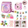 Picture of wogozan for Fujifilm Instax Mini 11 Instant Film Camera Case and Accessories Bundle Include Case + Photo Album + More (Magic Pink)