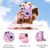 Picture of wogozan for Fujifilm Instax Mini 11 Instant Film Camera Case and Accessories Bundle Include Case + Photo Album + More (Magic Pink)