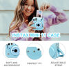 Picture of WOGOZAN Accessories Kit for Fujifilm Instax Mini 11 Instant Camera (Custom Case with Strap + Assorted Frames + Photo Album + 60 Colorful Sticker Frames + More) (Sky Blue)