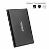 Picture of Maxone 250GB Ultra Slim Portable External Hard Drive HDD USB 3.0 for PC, Mac, Laptop, PS4, Xbox one - Charcoal Grey