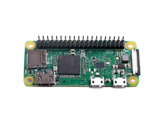 Picture of Raspberry Pi Zero WH, WiFi/Bluetooth 4.1, Bluetooth Low Energy, HAT Compatible 40-pin Header, CSI Camera Connector, USRT, SPI, I2C, with headers