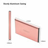 Picture of Maxone 250GB Ultra Slim Portable External Hard Drive HDD USB 3.0 for PC, Mac, Laptop, PS4, Xbox one - Rose Pink