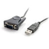 Picture of StarTech.com USB to Serial Adapter - 3 ft / 1m - with DB9 to DB25 Pin Adapter - Prolific PL-2303 - USB to RS232 Adapter Cable (ICUSB232DB25),Gray