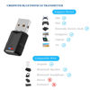 Picture of Bluetooth Audio Adapter for PS5 - Uberwith Bluetooth Dongle 5.0 Adapter for PS5/PS4/Windows 10/8/7/XP Compatible with Airpods, Headset, Speaker - USB Bluetooth 5.0 Dongle