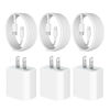 Picture of iPhone Fast Charger [Apple MFi Certified] 3-Pack USB C Wall Charger 20W PD Adapter with 6FT USB C to Fast Cable Compatible iPhone 14/14 Pro/14 Pro Max/14 Plus/13/12/11/Xs Max/XR/X, iPad