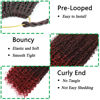 Picture of 20Inch Crochet Box Braids- Boho Box Braids Crochet Braids Hair Bohomian Box Braid Crochet Hair Synthetic Braiding Hair 7Packs Goddess Box Braids Crochet Hair for black women(1B/Bug)