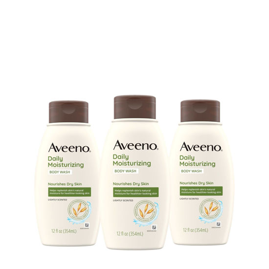 Picture of Aveeno Daily Moisturizing Body Wash, 12 Fl. Oz, Pack of 3