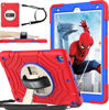 Picture of BMOUO iPad 9th/8th/7th Generation Case - iPad 10.2 Case 2021/2020/2019 with Screen Protector, 360 Rotating Stand Hand & Shoulder Strap Shockproof Kids Case for iPad 10.2 inch 9/8/7 Generation, Red