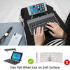 Picture of Foldable Bluetooth Keyboard, Jelly Comb B028 Portable Folding Rechargeable Bluetooth Keyboard with Built-in Stand for Android iOS Tablet Smartphone Windows and More-(Dark Grey)