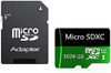 Picture of Mini Card Reader USB 2.0 TF Micro Security Digital Memory Card Reader with a 1024GB Micro SD Card and a Free Adapter (Green)