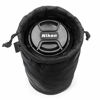 Picture of Tamrac Goblin Lens Pouch 3.6 |Lens Bag, Drawstring, Quilted, Easy-to-Access Protection - Black