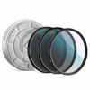 Picture of KODAK 86mm Filter Set Pack of 3 Premium UV, CPL & ND4 Filters for Various Photo-Enhancing Effects, Absorb Atmospheric Haze, Reduce Glare & Prevent Overexposure, Slim, Multi-Coated Glass & Mini Guide