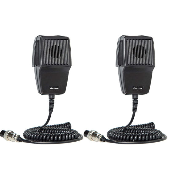 Picture of LUITON CB Microphone 4 Pin Noise Canceling CB Radio Mic for Cobra/Uniden/Workman/Midland/Galaxy CB Radio (2 Pack)