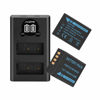 Picture of JYJZPB 2 Pack NP-W126S NP-W126 Batteries Charger Set for Fuji X-T3 X-T2 X-T1 X-A5 X-A10 X-A7 X-A5 X-A3 X-A2 X-A1 X-E2 X-E1 X100F X-H1 X-M1 X-Pro2 X-Pro1 Fujifilm X-T20 X-T10 X-T30 X-T100 X-T200